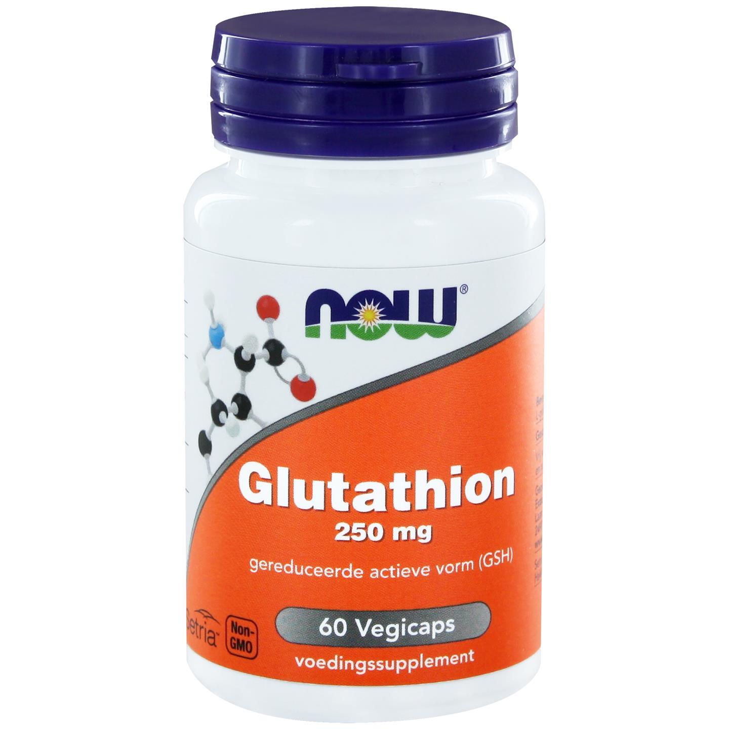 Image of Glutathion 250 mg (60 caps de légumes) - Now Foods 