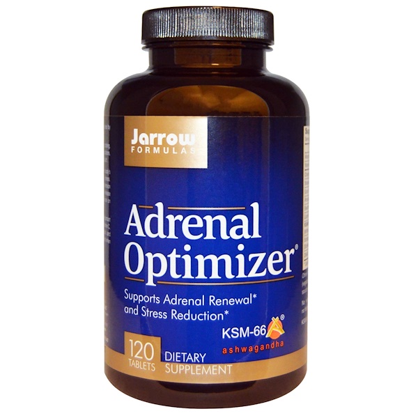 Image of Adrenal Optimizer (120 tablets) - Jarrow Formulas 
