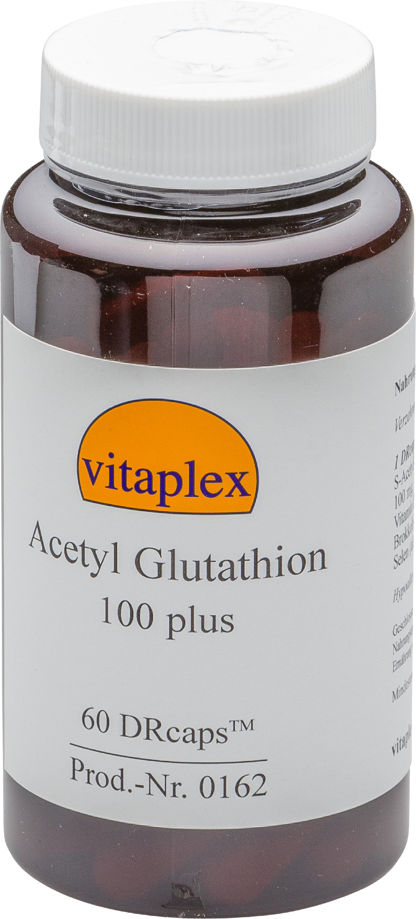 Image of Acetyl Glutathion 100 plus (60 DRcaps) - Vitaplex