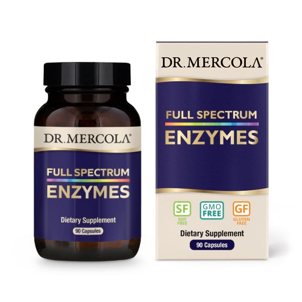 Image of Full Spectrum Enzymes (90 Capsules) - Dr. Mercola