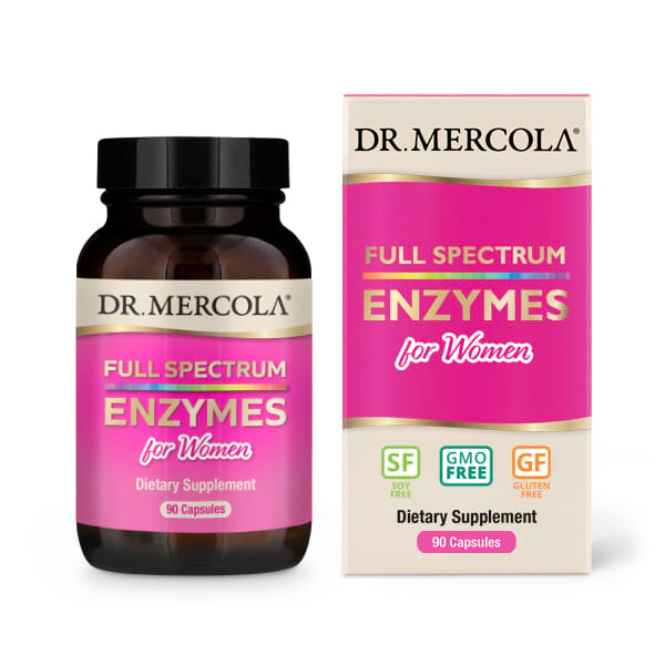 Image of Full Spectrum for Women Enzymes (90 Capsules) - Dr. Mercola