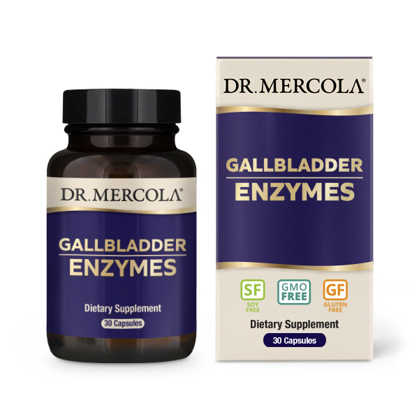 Image of Gallbladder support Enzymes (30 Capsules) - Dr. Mercola 