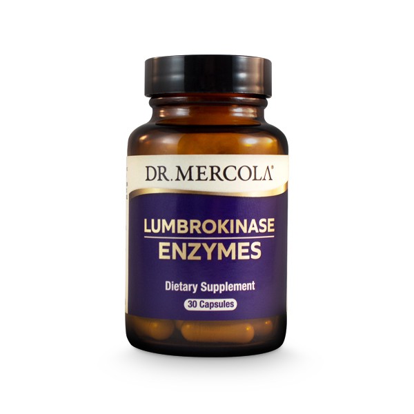 Image of Lumbrokinase Enzymes (30 Capsules) - Dr Mercola 