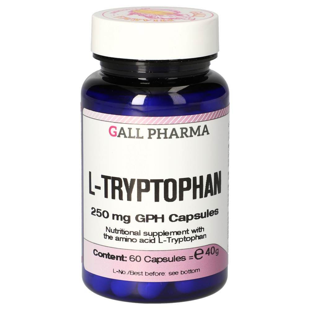 Image of L-Tryptophan 250 mg GPH (60 Capsules) - Gall Pharma GmbH 