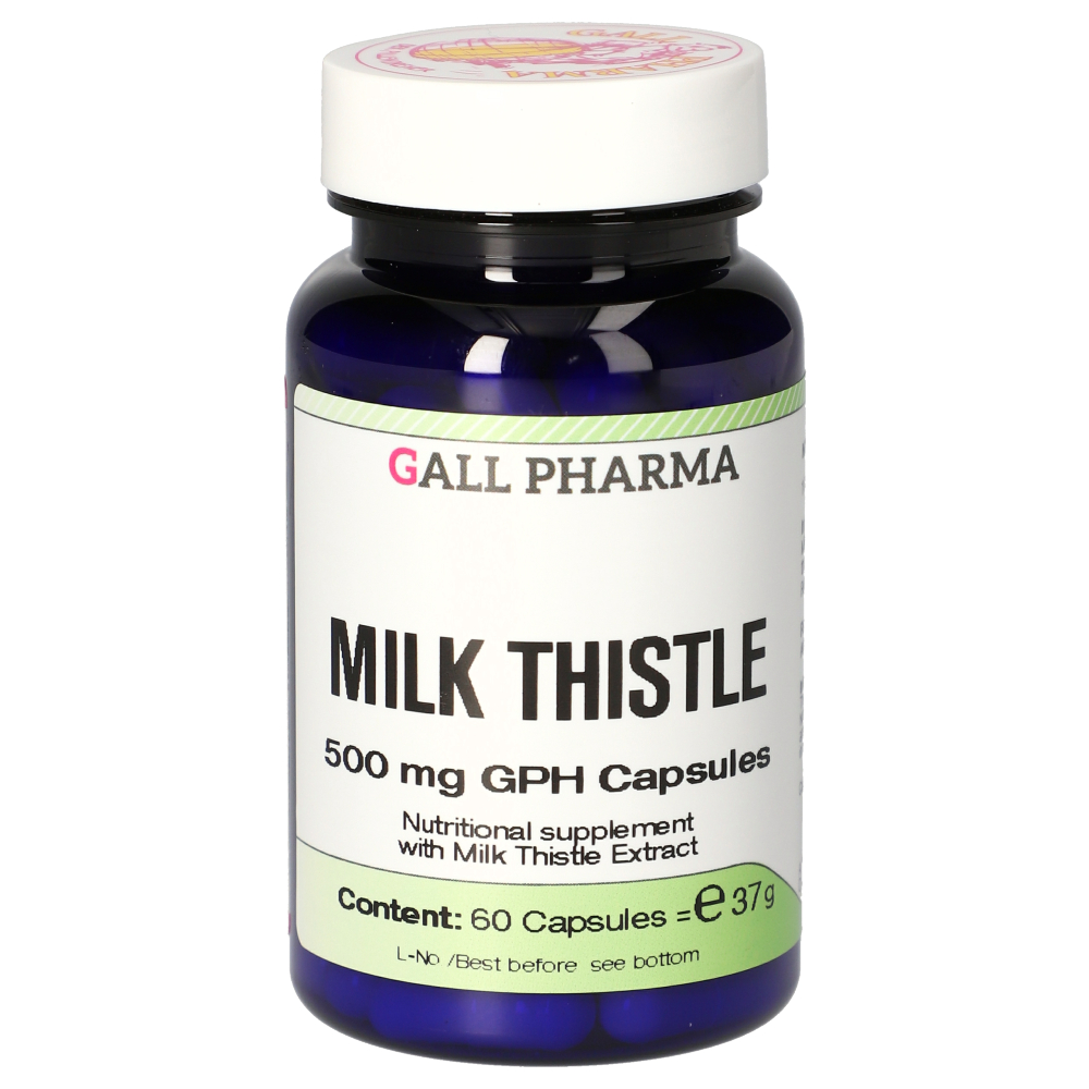 Image of Milk Thistle 500 mg GPH (60 Capsules) - Gall Pharma GmbH