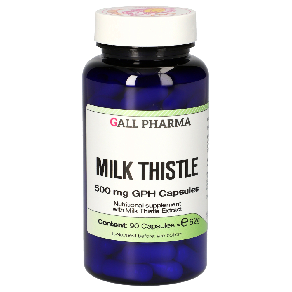 Image of Milk Thistle 500 mg GPH (90 Capsules) - Gall Pharma GmbH 