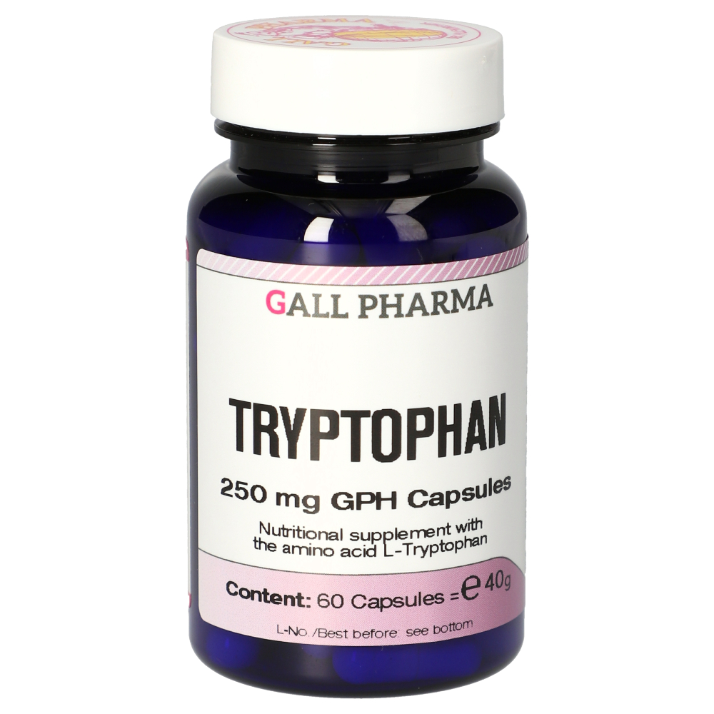 Image of Tryptophan 250 mg GPH (60 Capsules) - Gall Pharma GmbH 