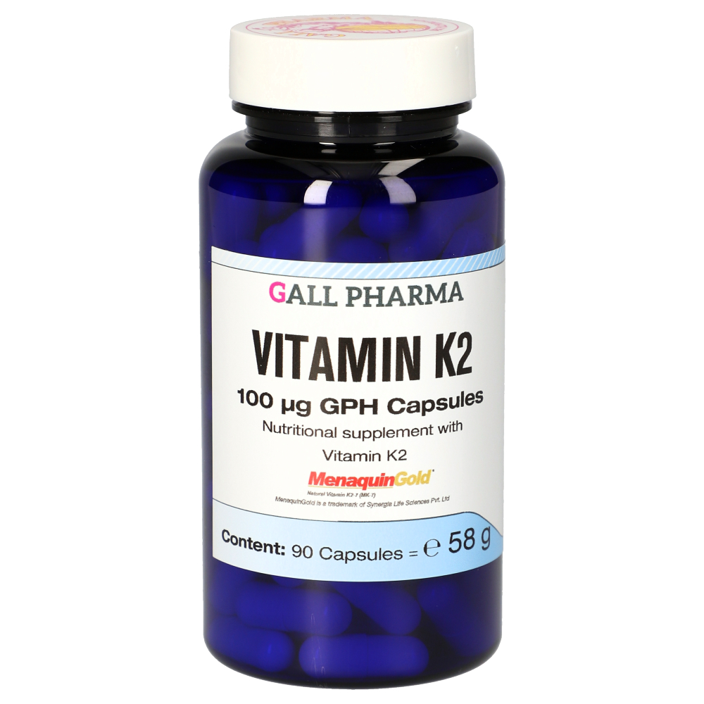 Image of Vitamin K2 100 µg GPH (90 Capsules) - Gall Pharma GmbH