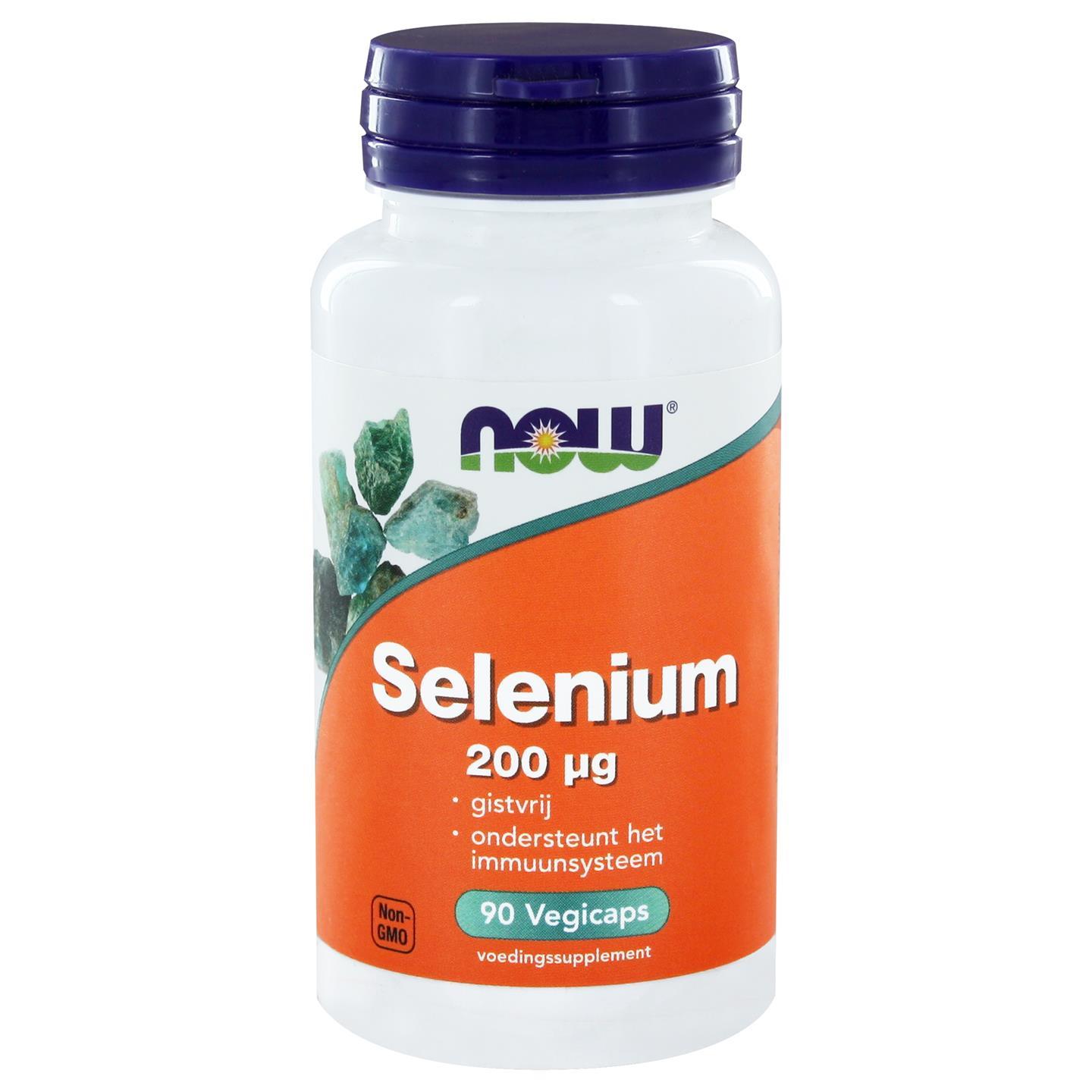 Image of Now Foods, Sélénium minéral essentiel 200 mcg, 90 Vcaps