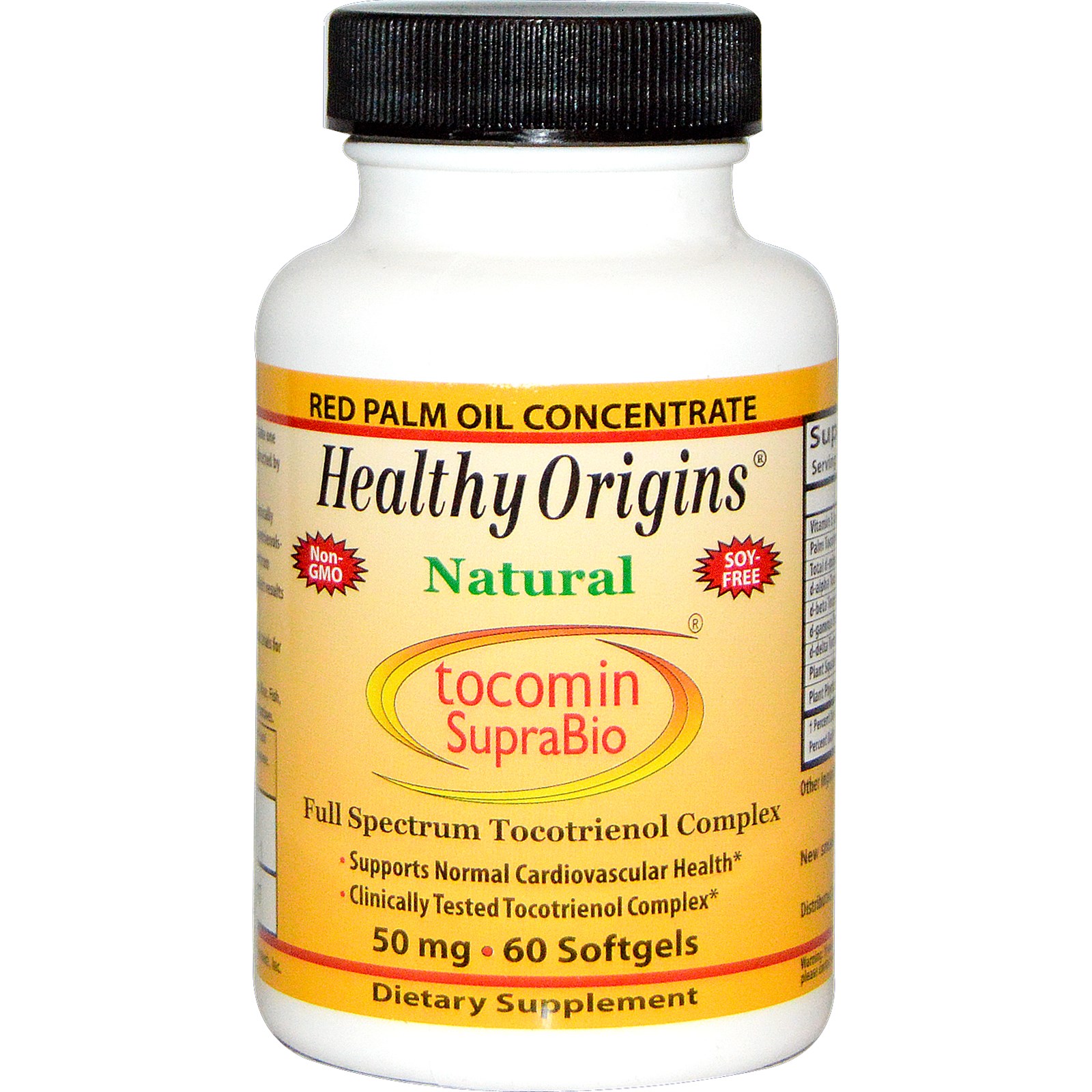 Image of Healthy Origins, Tocomin SupraBio, 50 mg, 60 Softgels 