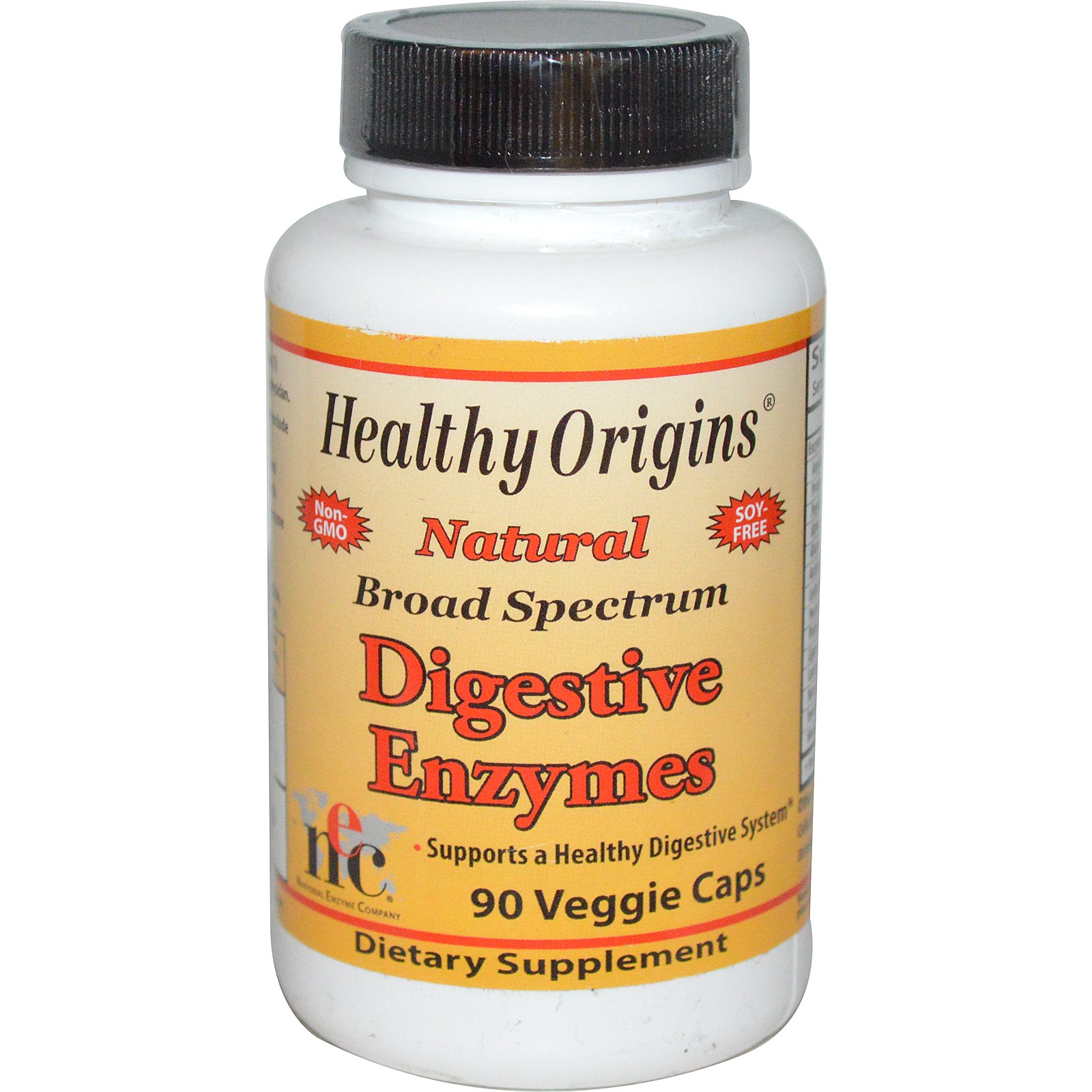 Image of Healthy Origins, Digestive Enzymes, Broad Spectrum, 90 Veggie Caps 