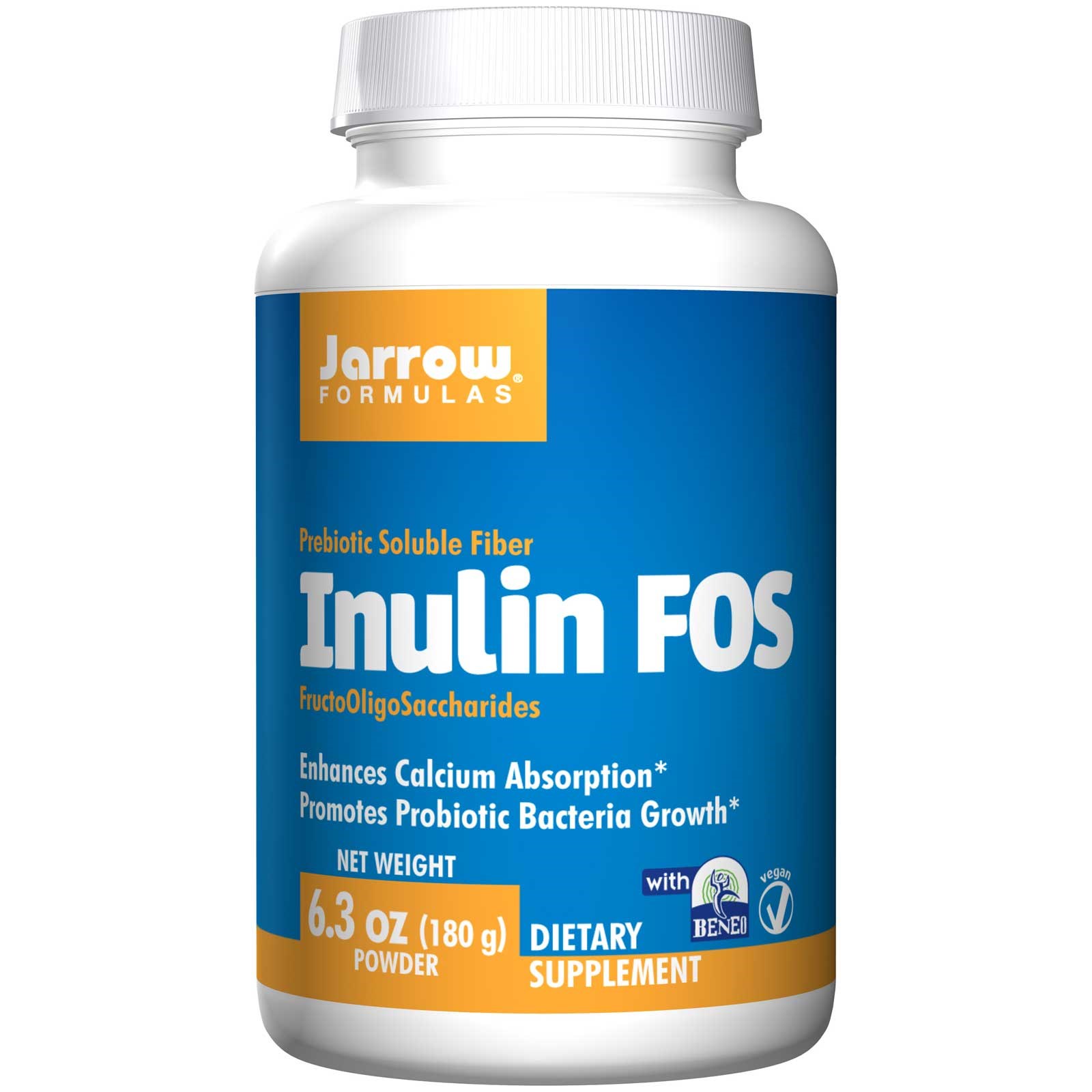 Image of Inulin FOS Powder (180 gram) - Jarrow Formulas 