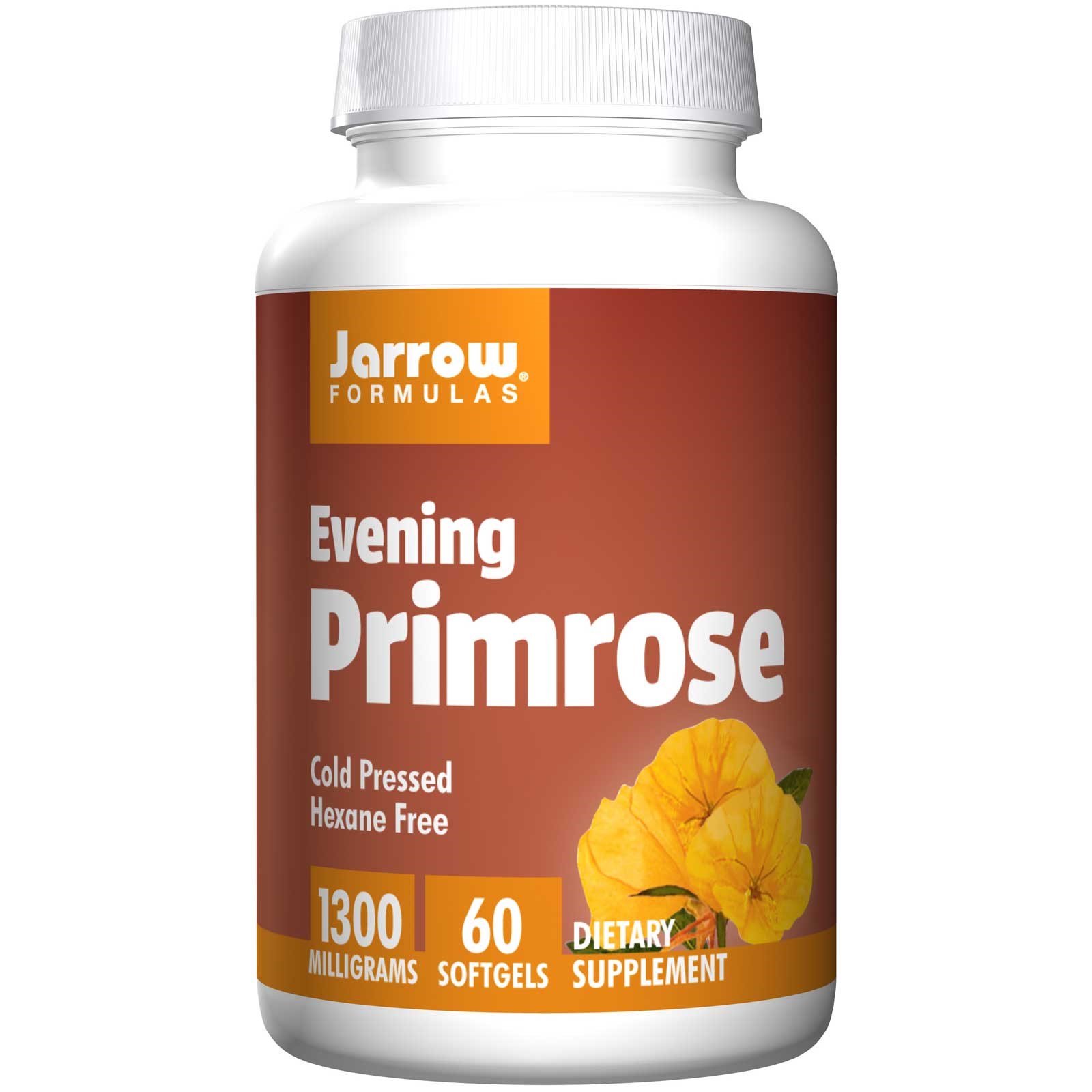 Image of Evening Primrose 1300 mg (60 Softgels) - Jarrow Formulas 