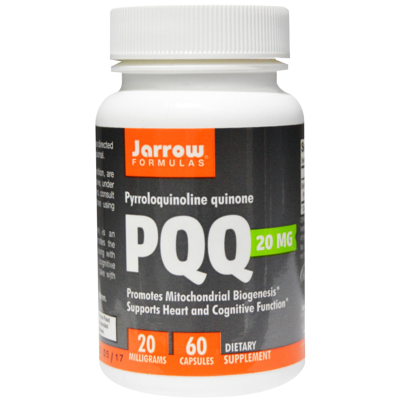 Image of PQQ (Pyrroloquinoline Quinone) 20 mg (60 Capsules) - Jarrow Formulas