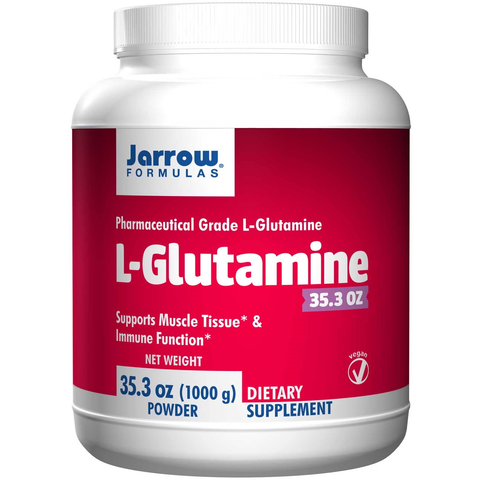 Image of L-Glutamine Powder (1000 gram) - Jarrow Formulas 