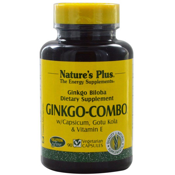 Image of Ginkgo-Combo (90 Veggie Caps) - Nature&apos;s Plus 