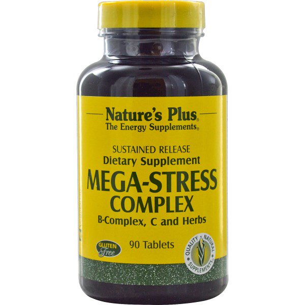 Image of Mega-Stress Complex (90 Tablets) - Nature&apos;s Plus