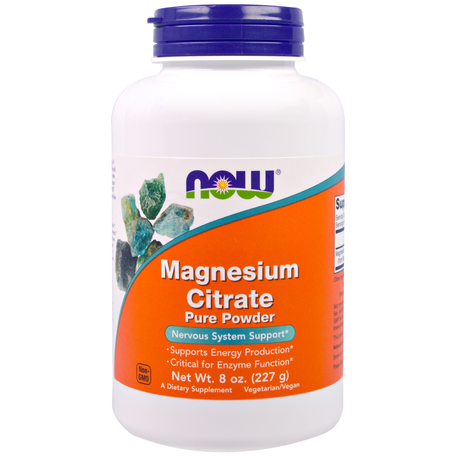 Image of Magnesium Citrate Pure Powder (227 gram) - Now Foods 