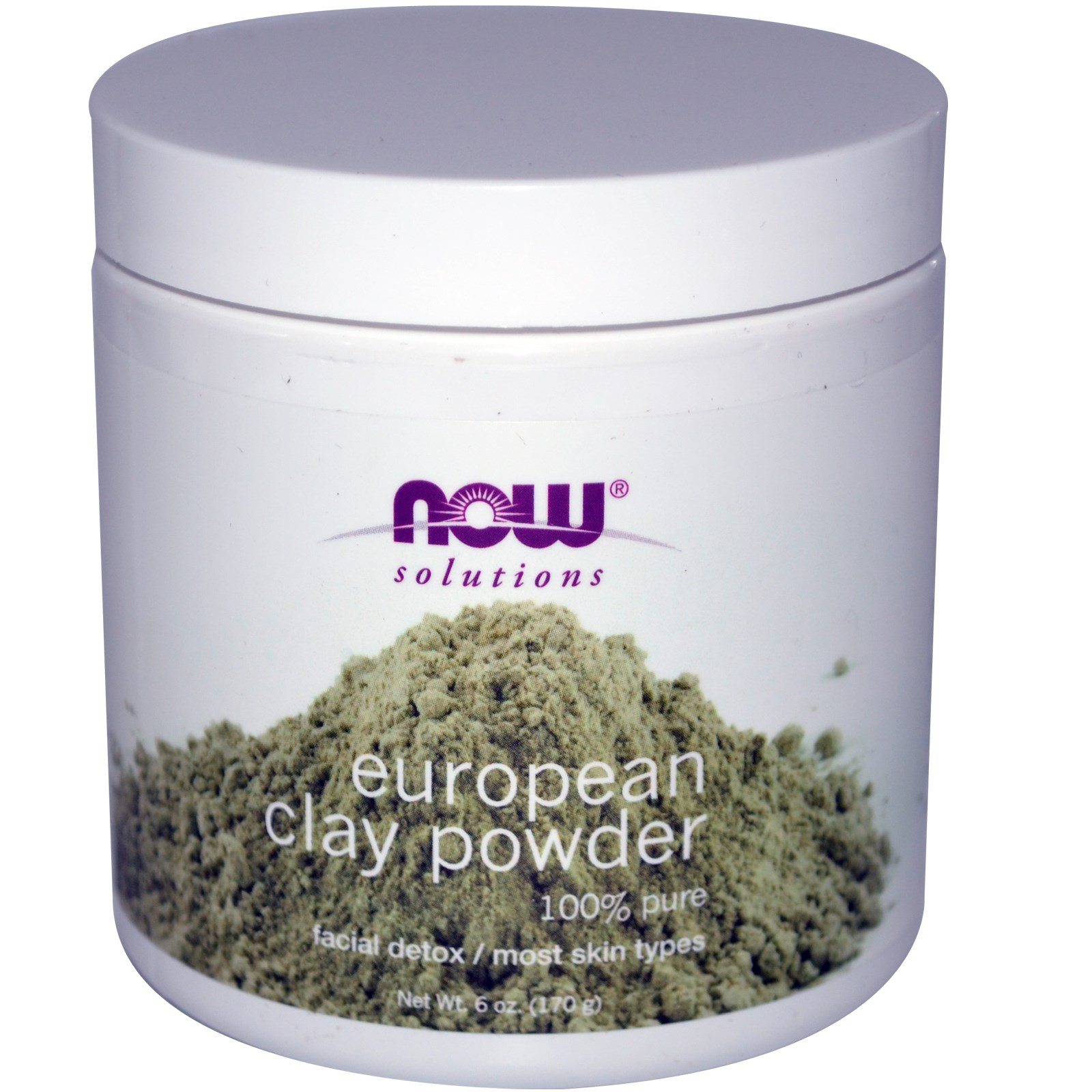 Image of European Clay Powder (170 gram) - Now Foods 