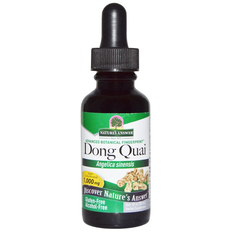 Image of Dong Quai, Alcohol Free, 1000 mg (30 ml) - Nature&apos;s Answer 