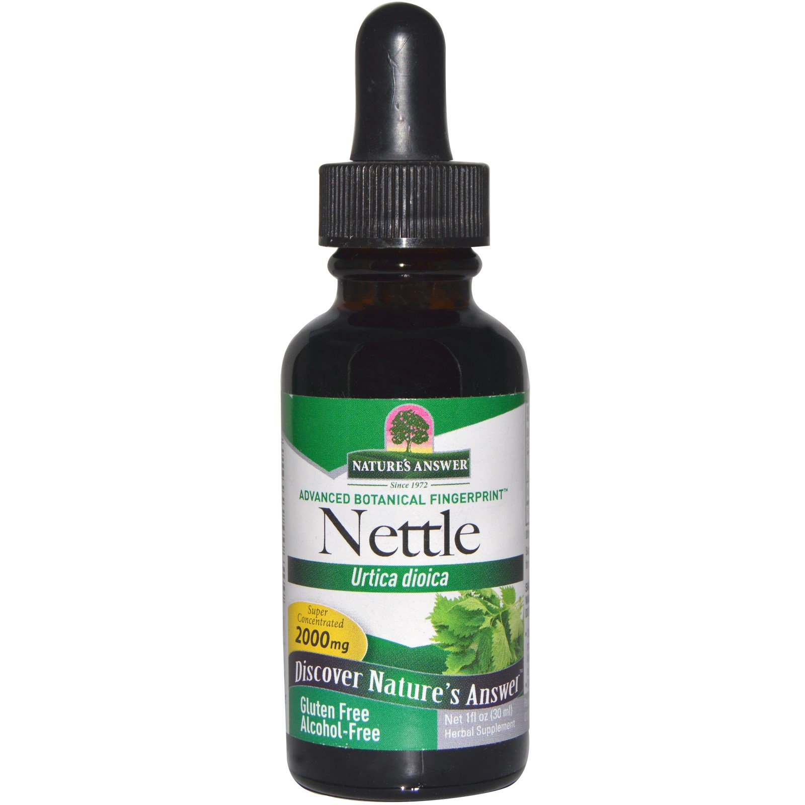 Image of Nettle Leaf, Alcohol-Free, 2000 mg (30 ml) - Nature&apos;s Answer 