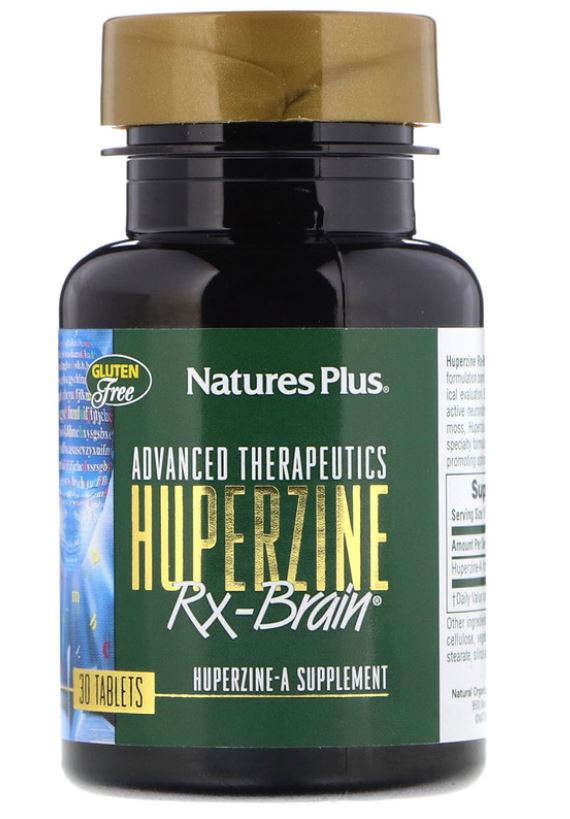 Image of Advanced Therapeutics - Huperzine Rx-Brain (30 Tablets) - Nature&apos;s Plus 