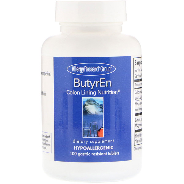 Image of ButyrEn 100 Gastric-Resistant Capsules - Allergy Research Group 