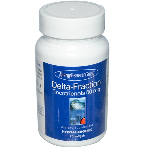 Image of Delta-Fraction Tocotrienols 50 mg 75 Softgels - Allergy Research Group