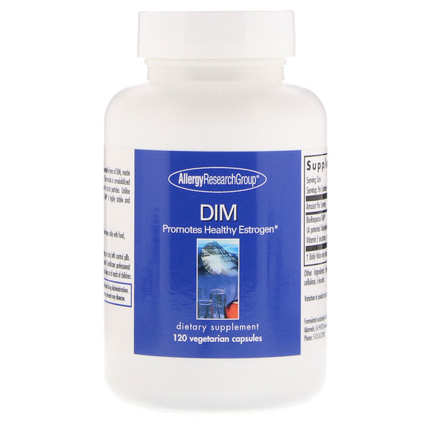 Image of DIM 120 Vegetarian Capsules - Allergy Research Group 