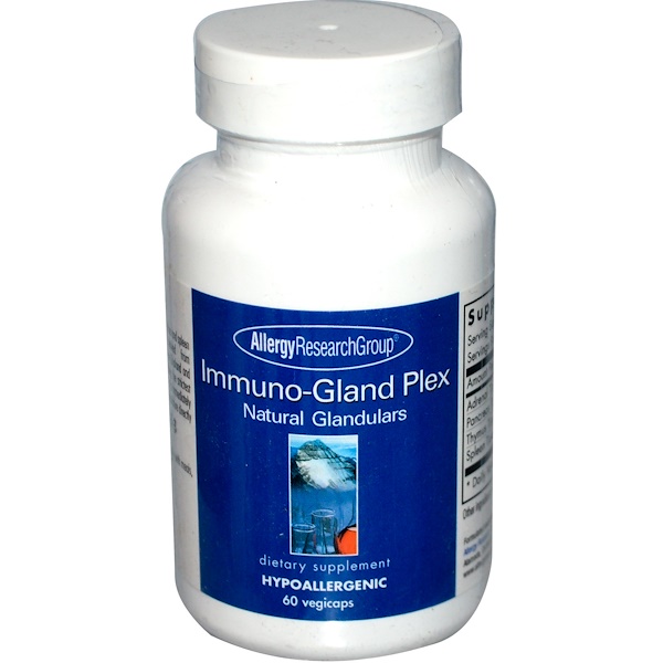 Image of Immuno-Gland Plex Natural Glandulars 60 Veggie Caps - Allergy Research Group