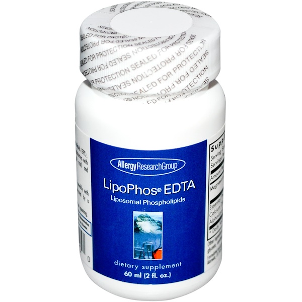 Image of LipoPhos EDTA Liposomal Phospholipids (60 ml) - Allergy Research Group 