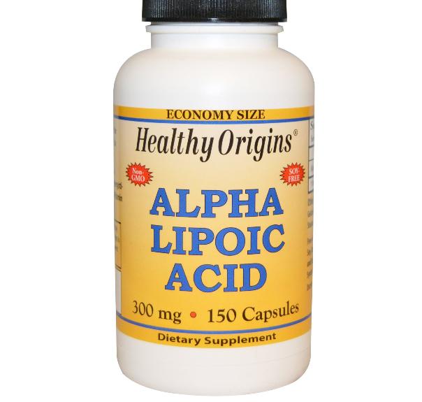 Image of Healthy Origins, l&apos;acide Alpha-lipoïque 300 mg, 150 Capsules