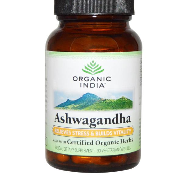 Image of Organic India, Organique Ashwagandha, Veggie 90 Caps 