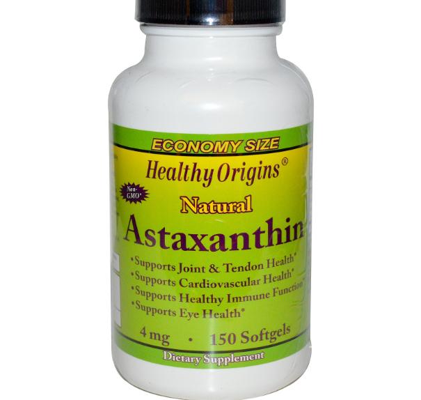 Image of Healthy Origins, astaxanthine, 4 mg, 150 gélules