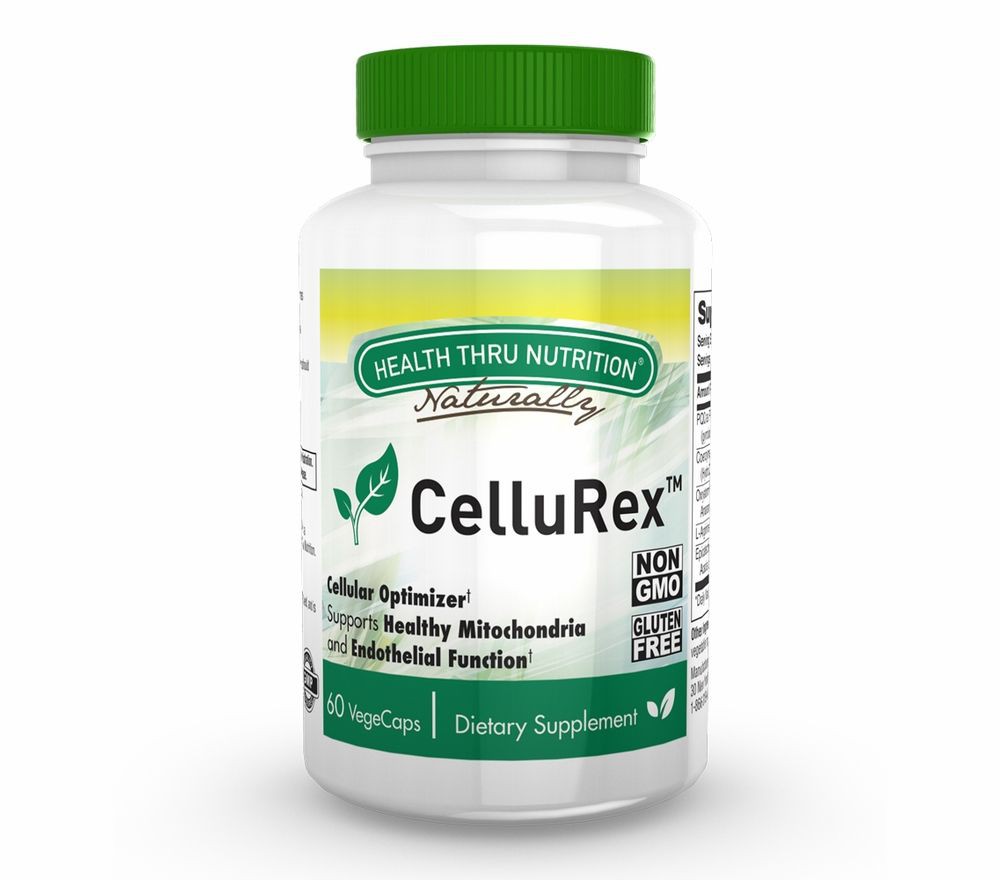 Image of CelluRex™ (with PQQ, CoQ-10 and More) (60 Vegicaps) - Health Thru Nutrition 