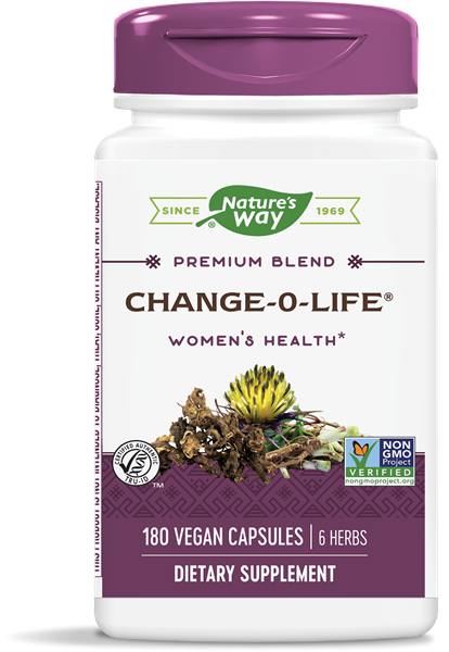 Image of Nature&apos;s Way, Change-O-Life 7 herbe Blend 440 mg, 180 Capsules