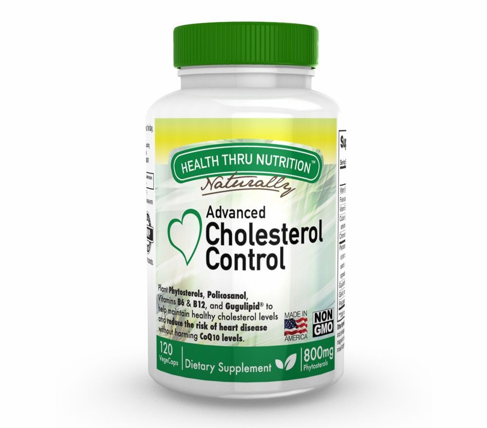 Image of Plant Phytosterols Concentrate (non-GMO) (120 Vegicaps) - Health Thru Nutrition 