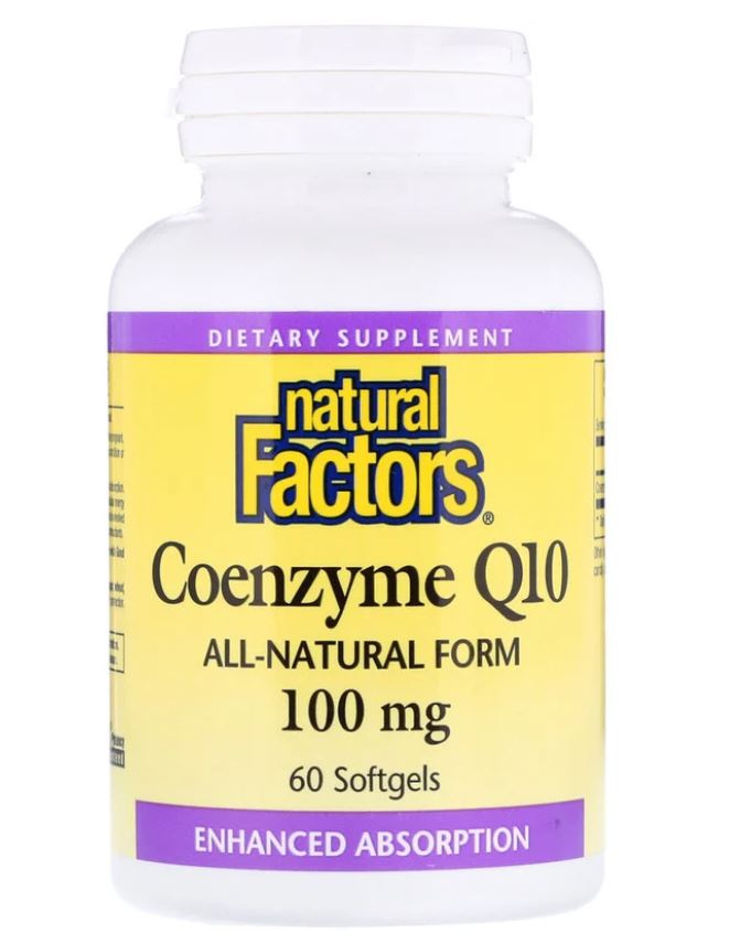 Image of Coenzyme Q10- 100 mg (60 softgels) - Natural Factors