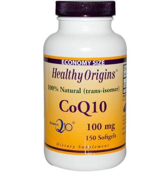 Image of Healthy Origins, CoQ10 100 mg, 150 gélules