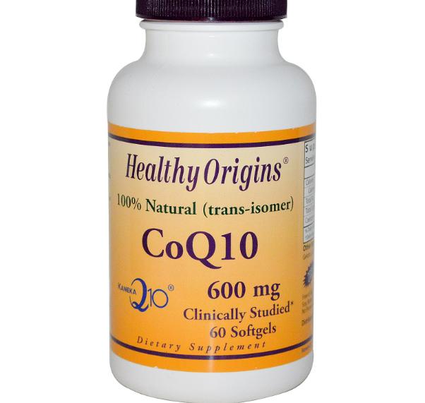 Image of Healthy Origins, CoQ10, (Kaneka Q10), 600 mg, 60 gélules 