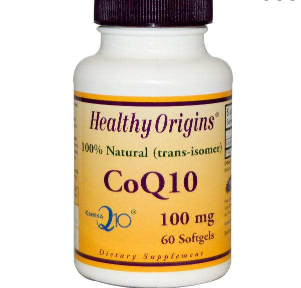 Image of Healthy Origins, Gels de CoQ10, 100 mg, 60 gélules 