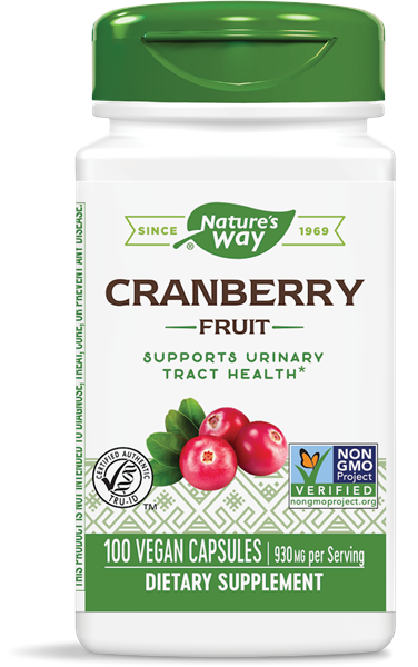 Image of Cranberry Fruit 465 mg (180 Vegetarian Capsules) - Nature&apos;s Way