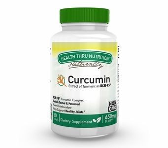 Image of Curcumin 650 mg BCM-95 (non-GMO) (60 Softgels) - Health Thru Nutrition 