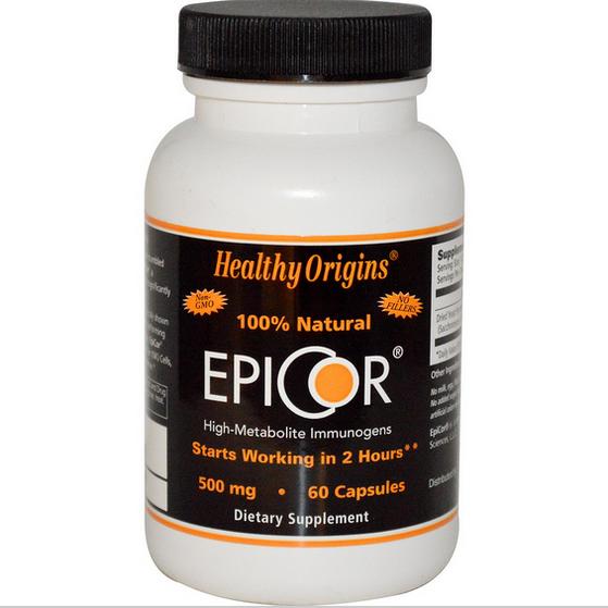 Image of Healthy Origins, Epicor 500 mg, 60 capsules 