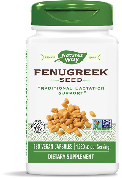 Image of Nature&apos;s Way, les graines de fenugrec, 610 mg, 180 Capsules