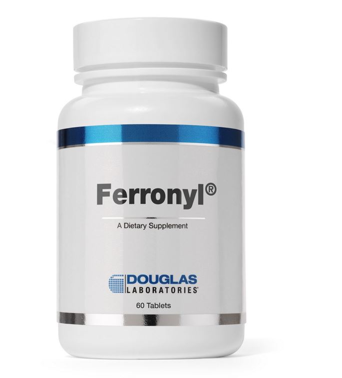 Image of Ferronyl (avec la vitamine C) - 60 comprimés - Douglas Laboratories 
