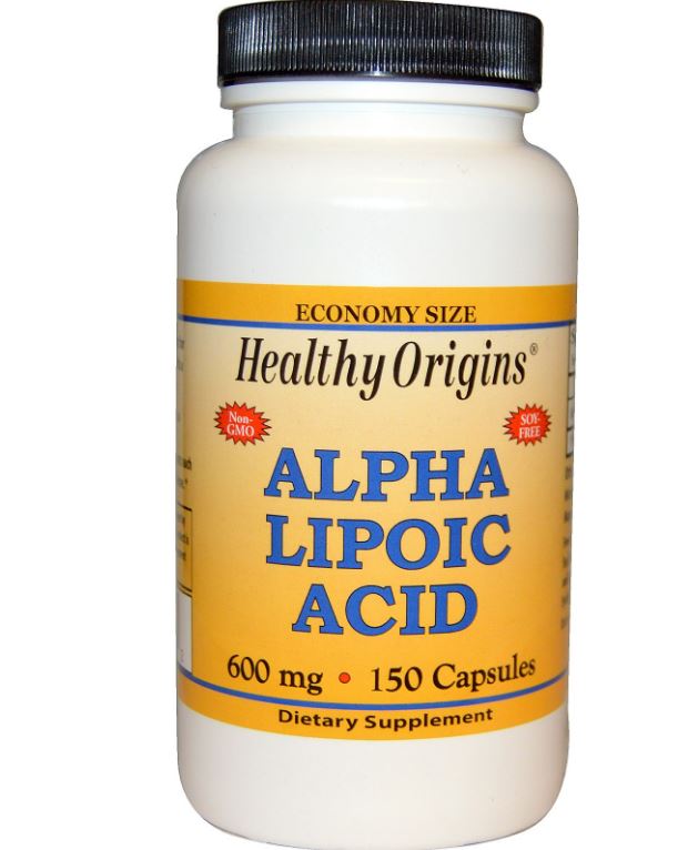 Image of Healthy Origins, Acide Alpha-lipoïque 600 mg, 150 Capsules