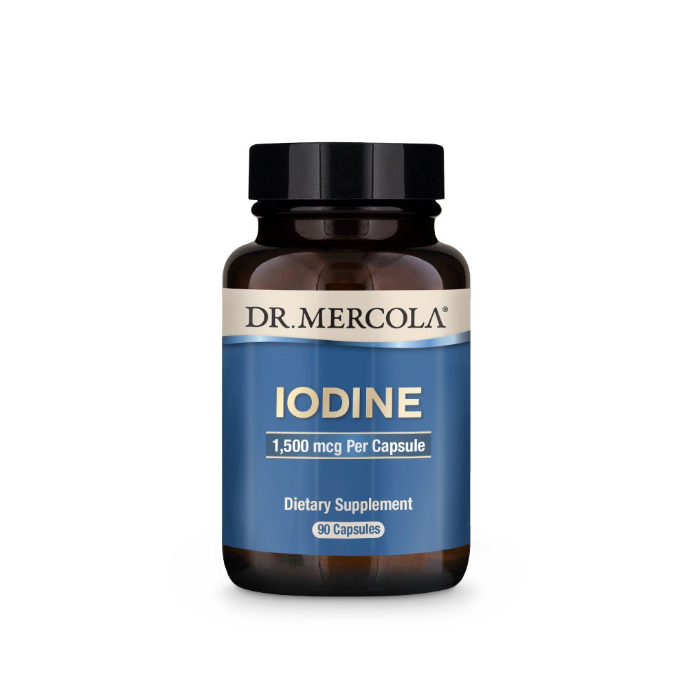 Image of Iodine 1500 mcg (90 Capsules) - Dr. Mercola