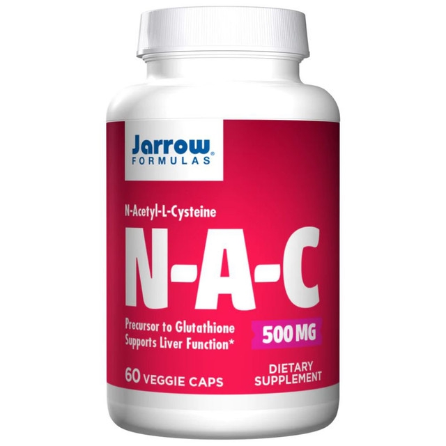 Image of N-A-C N-Acetyl-L-Cysteine 500 mg (60 Capsules) - Jarrow Formulas