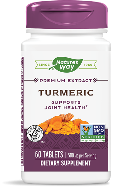 Image of Nature&apos;s Way, Curcuma standardisé, 60 comprimés 